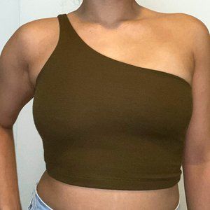 Joah Brown one shoulder top
